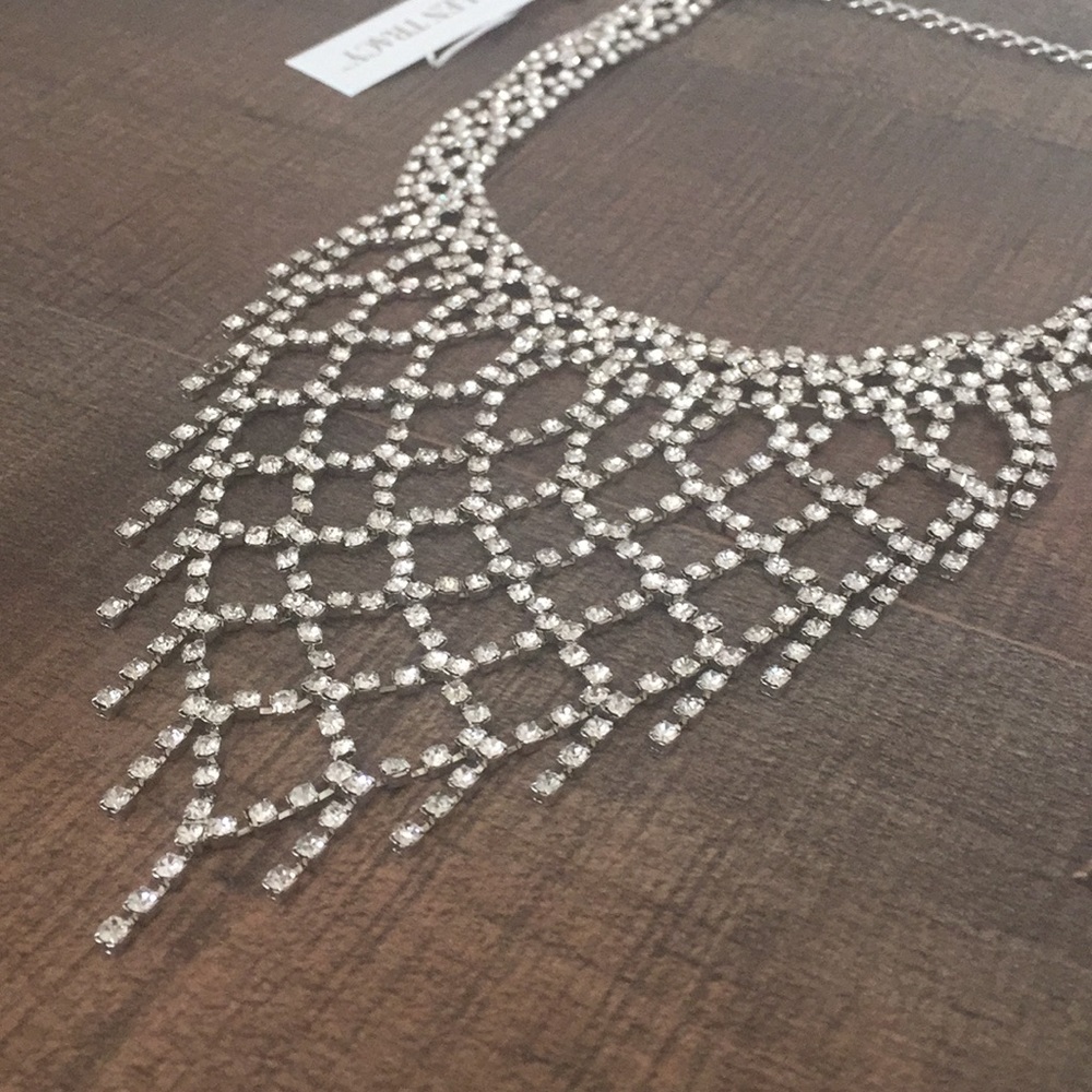 Ellen Tracy Rhinestone Necklace - Picture 3 of 3